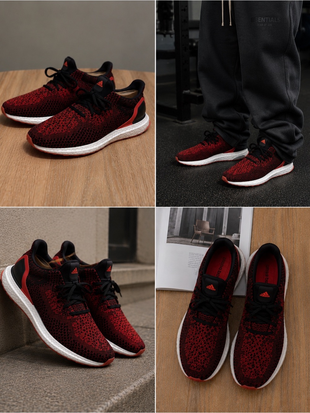 Adidas Uncaged Ultra Boost 1.0 Red and Black